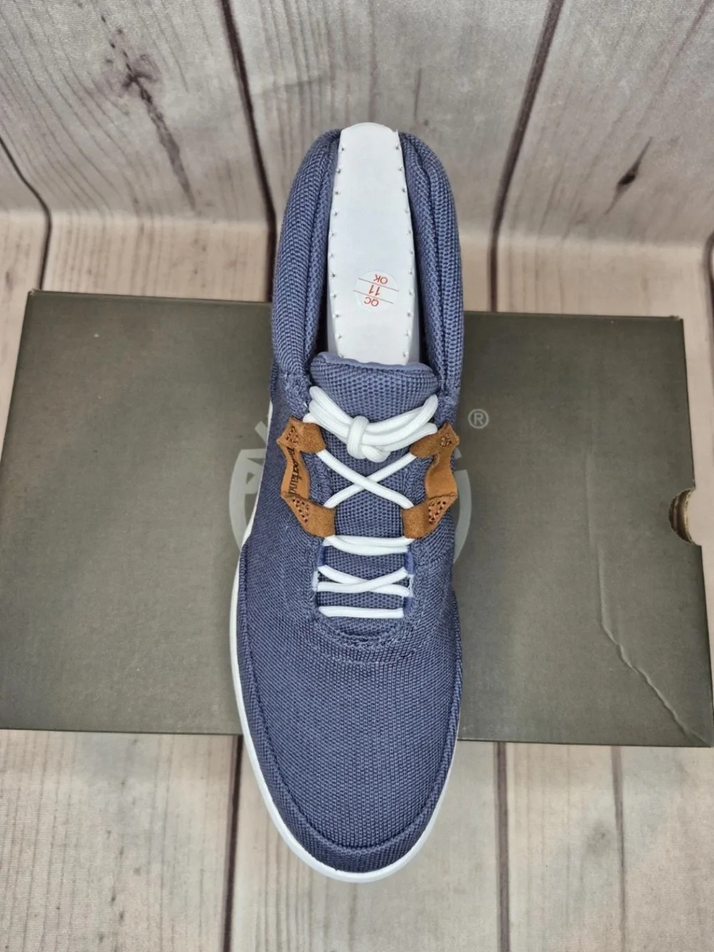 Timberland Men's Sz 9.5 TrueCloud EK+ Chukka A28H8 Medium Blue Knit Shoes NIB